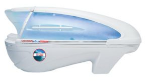 Cocoon Hydration Station wellness pod for skin hydration and relaxation at SunScape Tanning & Wellness